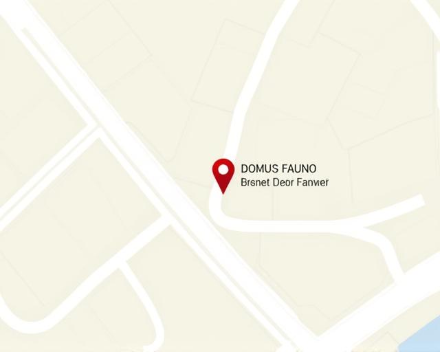 Mappa della sede di Domus Fauno a Firenze